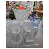 Glassware with Decorative Bowl