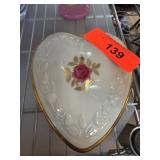 Lenox Heart-Shaped Porcelain Trinket Box
