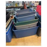 10 Storage Bins in Assorted Colors