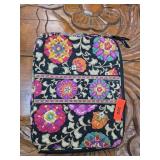 Vera Bradley Floral Quilted Fabric Zippered Pouch