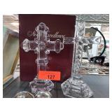 Decorative Glass Cross Figurines