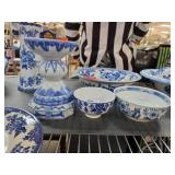 Blue and White Ceramic Pieces