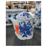 Blue and White Porcelain Teapot