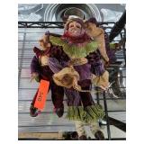 Colorful Jester Doll Pair in Velvet Costumes