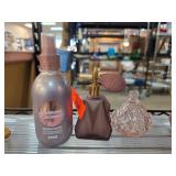 Bronzed Coconut Spray and Decorative Perfume Bottl