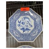 Spode Blue Room Floral Plate from Sutherland Colle