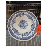 Johnson Bros ï¿½Persian Tulipï¿½ Blue Decorative Plate