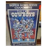 Dallas Cowboys Super Bowl XXVII Poster