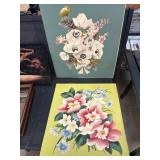 3 Floral and Nature-Themed Art Pieces