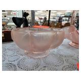 Fenton Iridescent Pink Glass Bowl