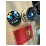 Sealed Congress Red Star Yeast Cards and Marbles