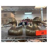 Brass Duck Figurines
