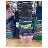 10 Plastic Storage Bins