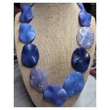 Blue Beaded Necklace