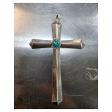 Sterling Silver Handmade Cross Pendant
