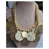Kenneth Lane Gold-Tone Statement Necklace