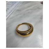 Barse Size 6 Gold-Tone Ring