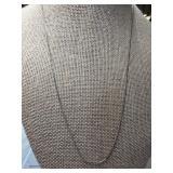 Sterling Silver Box Chain Necklace