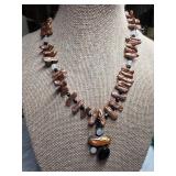 Sterling Silver and Stone Necklace