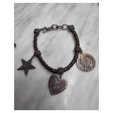 Carolyn Pollack Sterling Silver Charm Bracelet