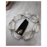 RJ Graziano Clear Beaded Bracelet