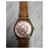 Bronzo Italia Wristwatch with Leather Strap