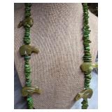 Sterling Silver and Turquoise Animal Necklace