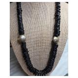 Necklace With Silver Mercury Dime Accents