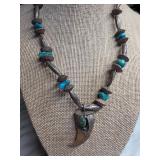 Sterling Silver and Turquoise Necklace