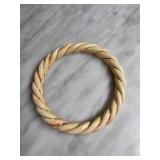 Twisted Bracelet With 14k Gold Inlay