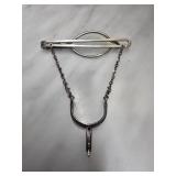 Sterling Silver Equine-Spur Tie Clip