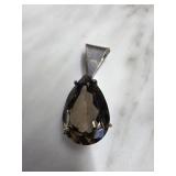 Sterling Silver Pendant with Loose Stone