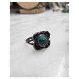 Sterling Silver and Turquoise Ring