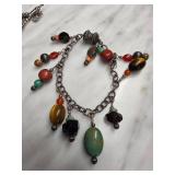 Carolyn Pollack Sterling Silver Multi-Stone Neckla