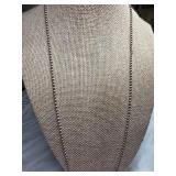Sterling Silver Beaded Necklace