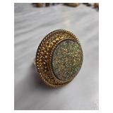 Gold-Tone Sz 8 Statement Ring