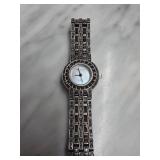 Main Line Time Quartz Wristwatch with Gem Accents