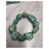 Turquoise Stone Beaded Bracelet