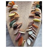Multicolor Gemstone Bead Necklace