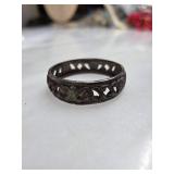 Sterling Silver Filigree-Style Band Ring