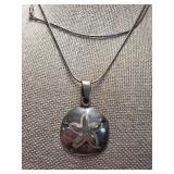 Sterling Silver Necklace with Starfish Pendant