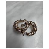 Sterling Silver and Gold-Tone Hoop Earrings