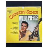 Webb Pierce Country Songs Vinyl Record