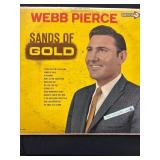 Webb Pierce ï¿½Sands of Goldï¿½ Vinyl Record