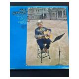 Tex Ritter Vinyl Record Album with Blue Cover