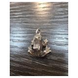 Sterling Silver Frog-Shaped Pendant
