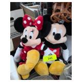 Disney Mickey and Minnie Mouse Plush Toys