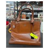 Brown Coach Leather Handbag With Tag