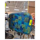 Blue and Green Patterned Carry Case