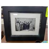 Framed Black-and-White Photograph